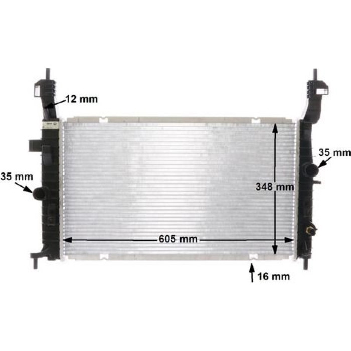 Kühler, Motorkühlung CR 2120 000S Kühler, Motorkühlung CR 2120 000S