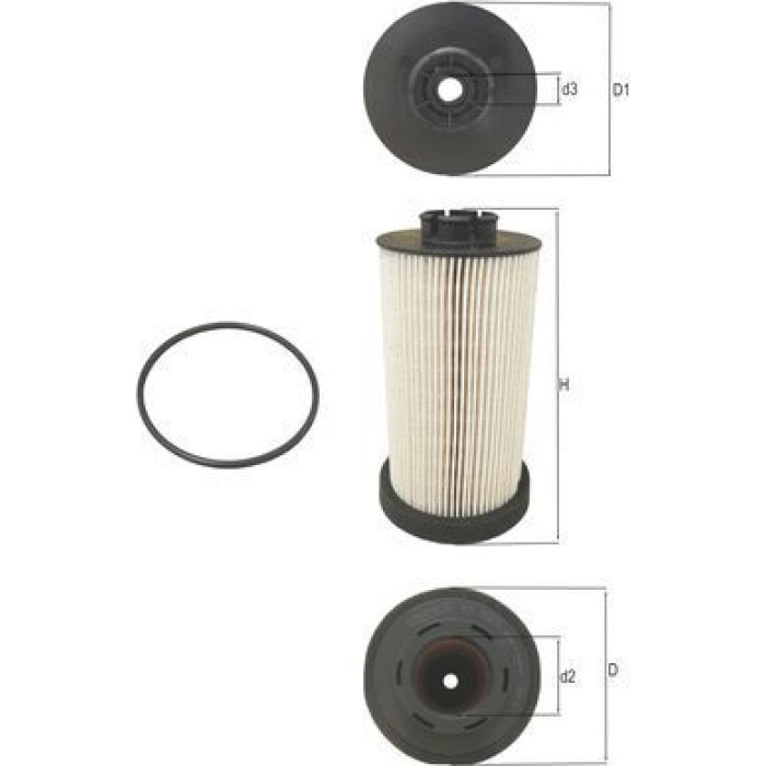 MAHLE Kraftstofffilter KX 80/1D MAHLE Kraftstofffilter KX 80/1D