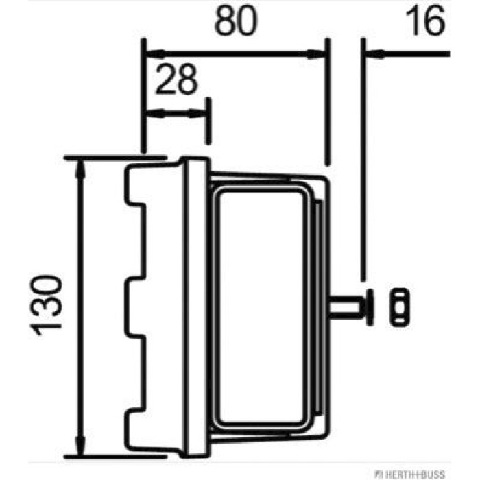 Herth+Buss Elparts Rücklicht 83840606