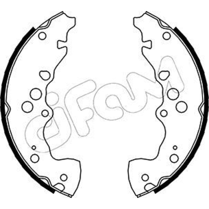 CIFAM Bremsbackensatz 153-405 CIFAM Bremsbackensatz 153-405