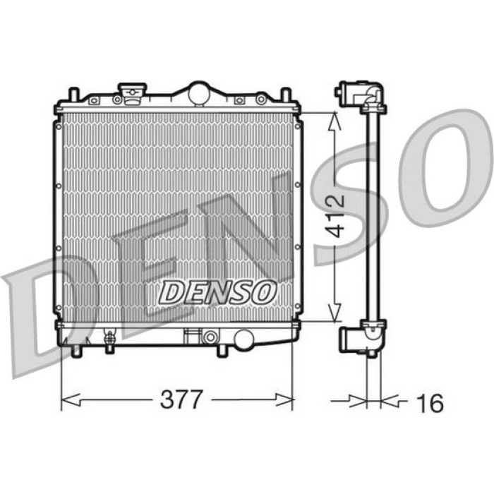 Denso Motorkühler DRM45001 Denso Motorkühler DRM45001