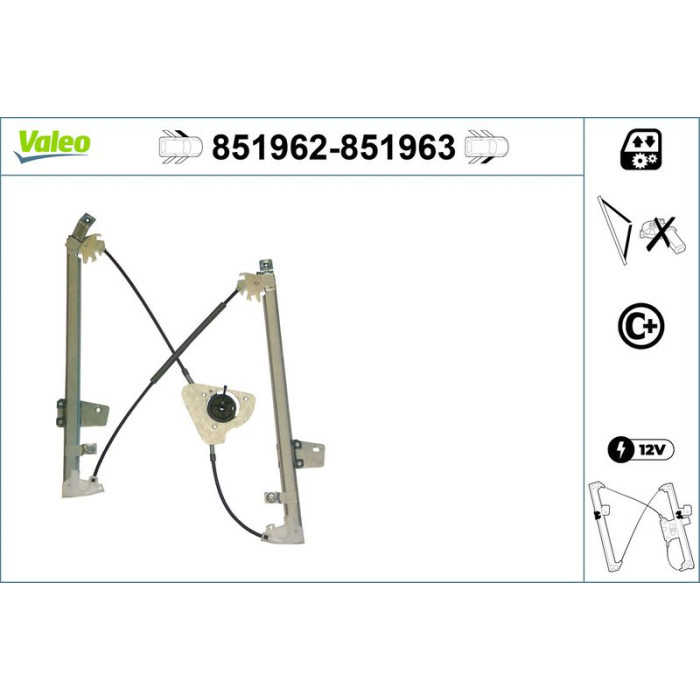 Valeo Fensterheber 851962 Valeo Fensterheber 851962