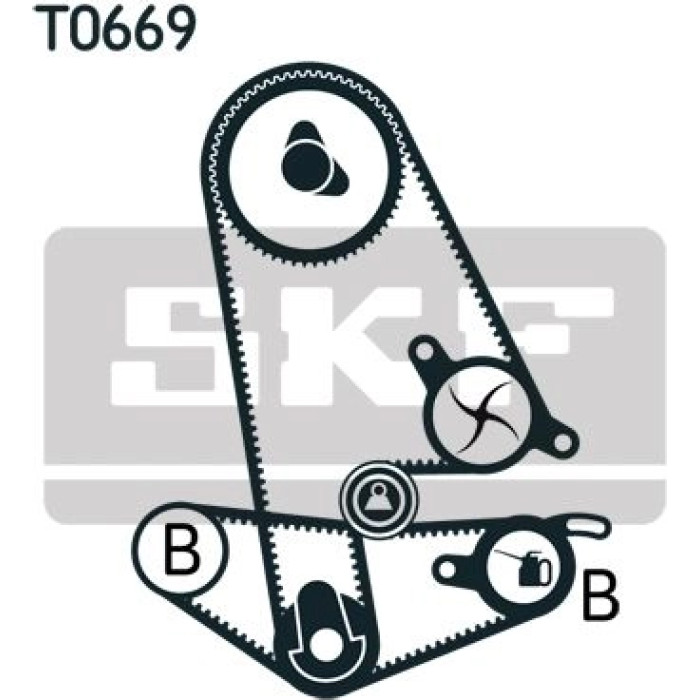 VKMC 93600 SKF Zahnriemensatz mit Wasserpumpe 93600 VKMC 93600 SKF Zahnriemensatz mit Wasserpumpe 93600