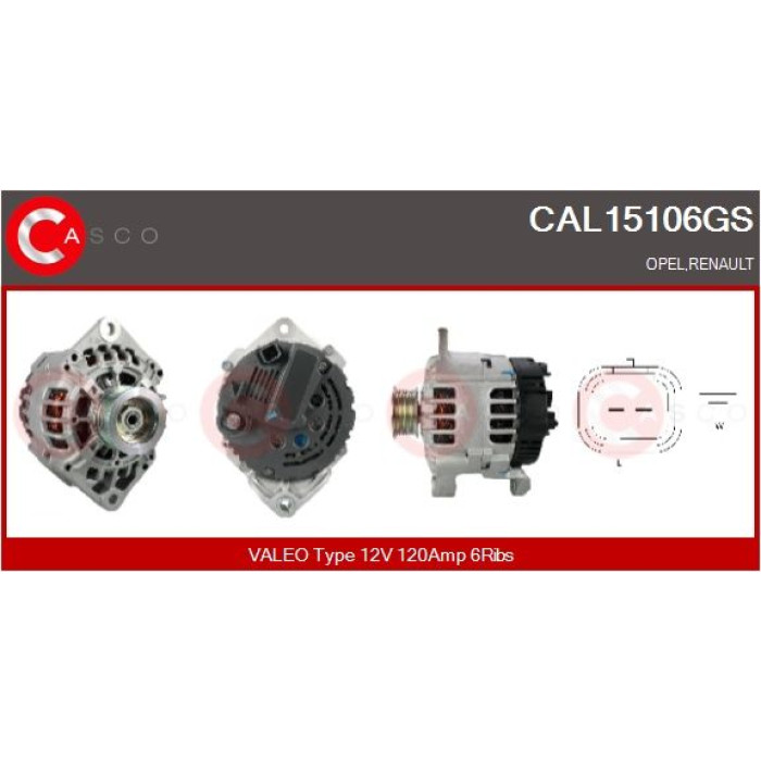 CASCO Generator CAL15106GS CASCO Generator CAL15106GS