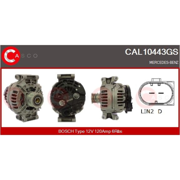 CASCO Generator CAL10443GS CASCO Generator CAL10443GS