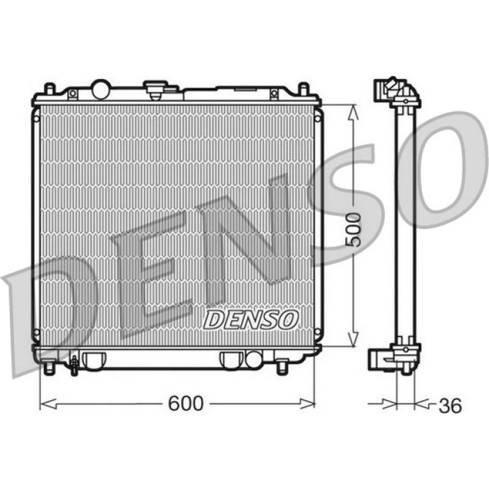 Denso Motorkühler DRM45014 Denso Motorkühler DRM45014