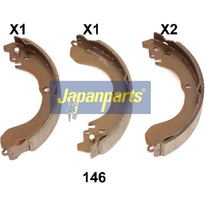 Japanparts Bremsbacken GF-146AF Japanparts Bremsbacken GF-146AF