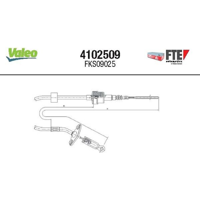 FTE Seilzug, Kupplungsbetätigung 4102509 FTE Seilzug, Kupplungsbetätigung 4102509