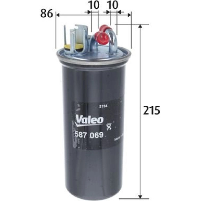 Valeo Kraftstofffilter 587069 Valeo Kraftstofffilter 587069