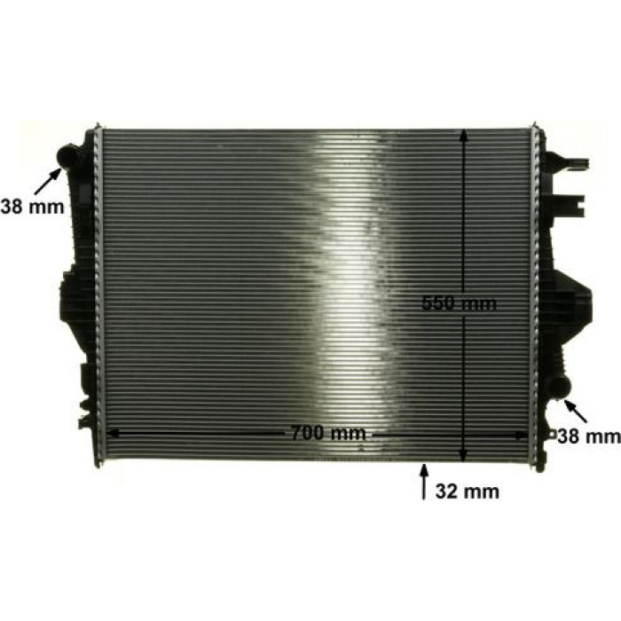 MAHLE Kühler, Motorkühlung CR 1183 000P MAHLE Kühler, Motorkühlung CR 1183 000P