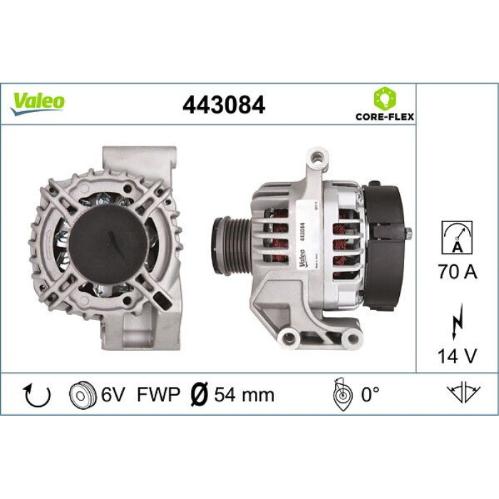 Valeo Lichtmaschine 443084 Valeo Lichtmaschine 443084