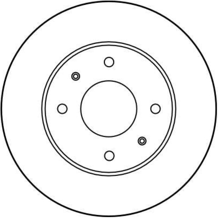 TRW Bremsscheibe Mitsubishi P. Galant -90 DF1433 TRW Bremsscheibe Mitsubishi P. Galant -90 DF1433