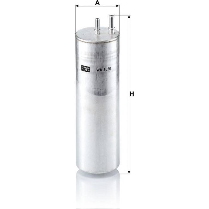 MANN-FILTER Kraftstofffilter WK 8020 MANN-FILTER Kraftstofffilter WK 8020