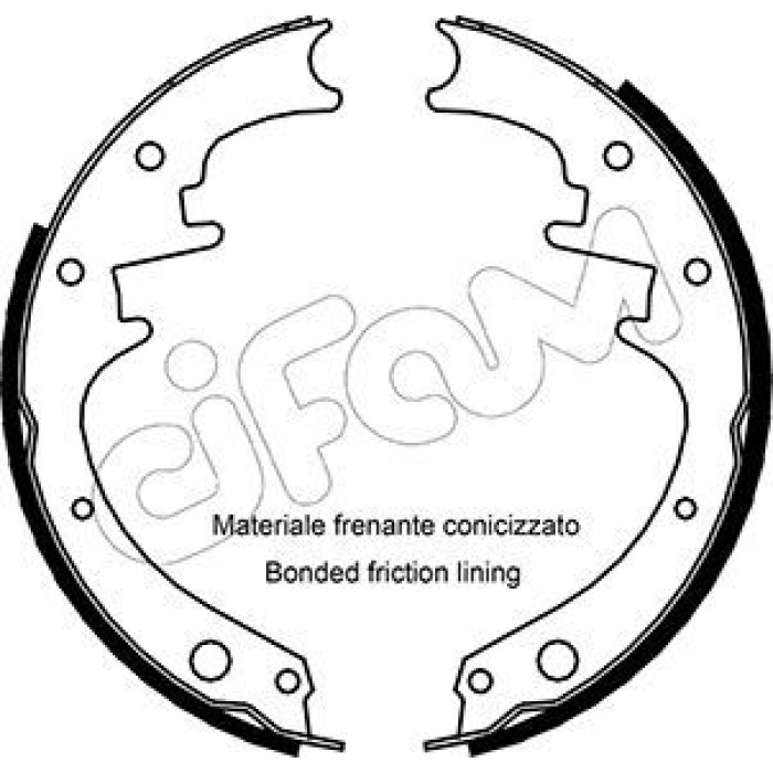 CIFAM Bremsbackensatz 153-348 CIFAM Bremsbackensatz 153-348