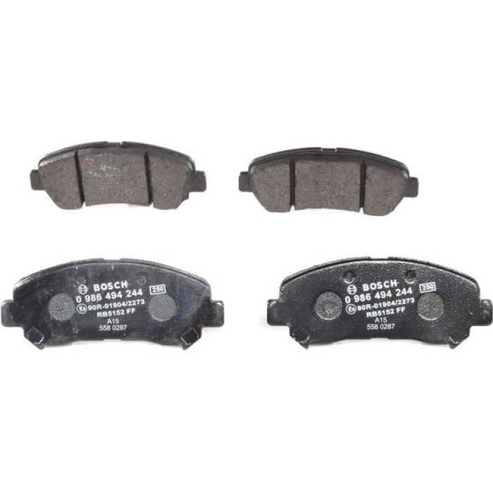 Bosch Bremsbelagsatz 0 986 494 244 Bosch Bremsbelagsatz 0 986 494 244