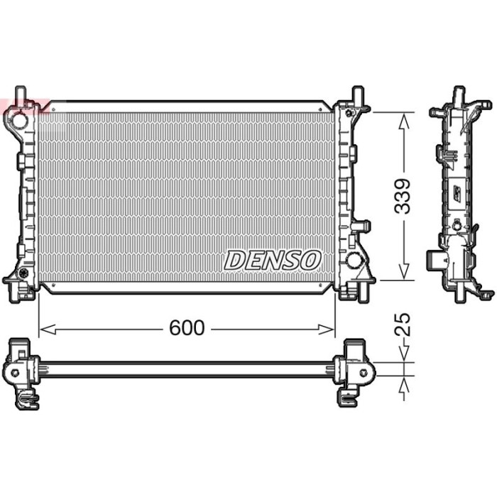 Denso Motorkühler DRM10003 Denso Motorkühler DRM10003