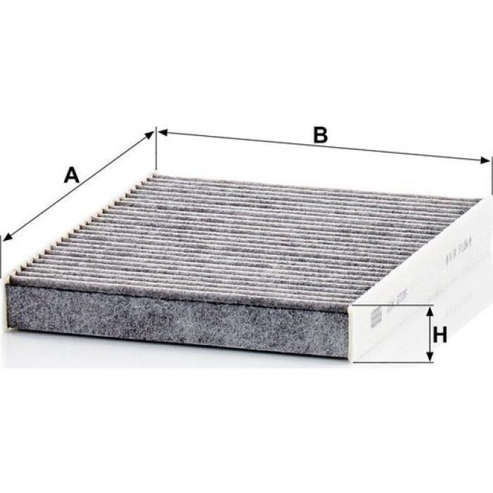 CUK 2335 KIT MANN-FILTER Innenraumfilter Aktivkohle 2335 CUK 2335 KIT MANN-FILTER Innenraumfilter Aktivkohle 2335