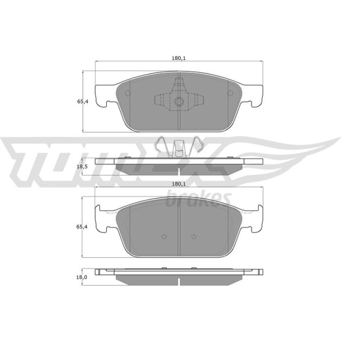TX 18-91 TOMEX brakes Bremsbelagsatz, Scheibenbremse TX 18-91 TX 18-91 TOMEX brakes Bremsbelagsatz, Scheibenbremse TX 18-91