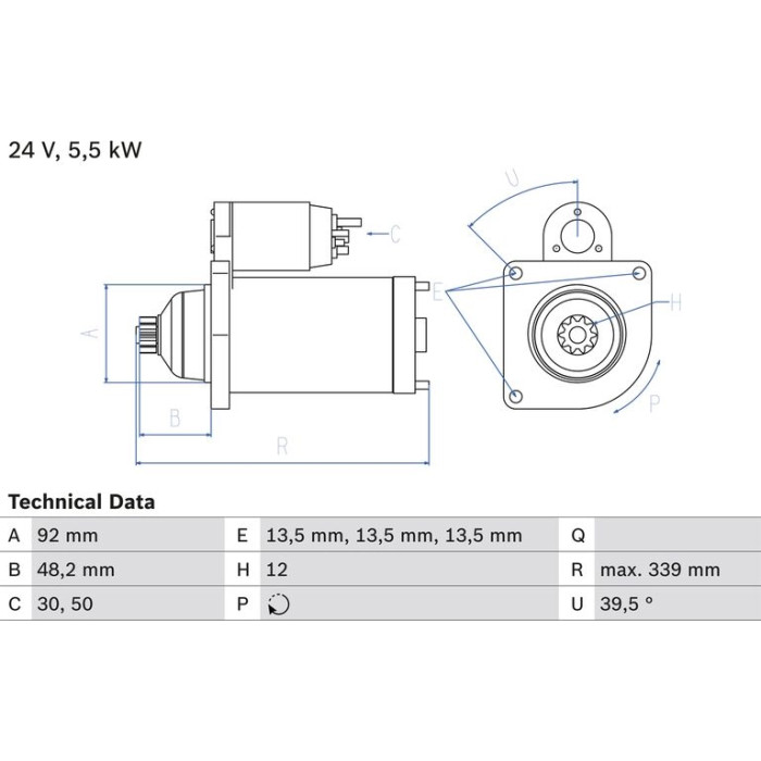 Bosch Starter 0 986 025 060
