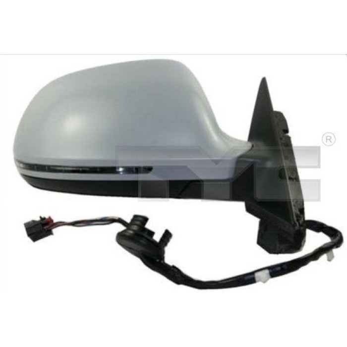 TYC Außenspiegel rechts elektrisch verstellbar, grundiert, konvex, beheizbar, mit Blinker 302-0071 OE Nummer 8K1857410E01C - l TYC Außenspiegel rechts elektrisch verstellbar, grundiert, konvex, beheizbar, mit Blinker 302-0071 OE Nummer 8K1857410E01C - l