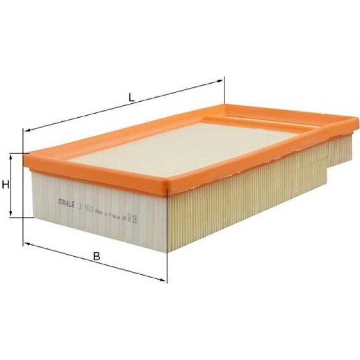 MAHLE Luftfilter LX 1820 MAHLE Luftfilter LX 1820