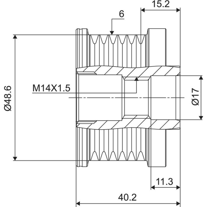 Valeo Freilauf 588102 Valeo Freilauf 588102