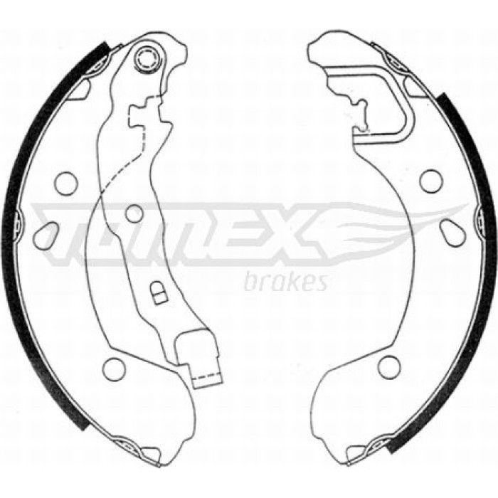 TX 21-48 TOMEX brakes Bremsbackensatz TX 21-48 TX 21-48 TOMEX brakes Bremsbackensatz TX 21-48