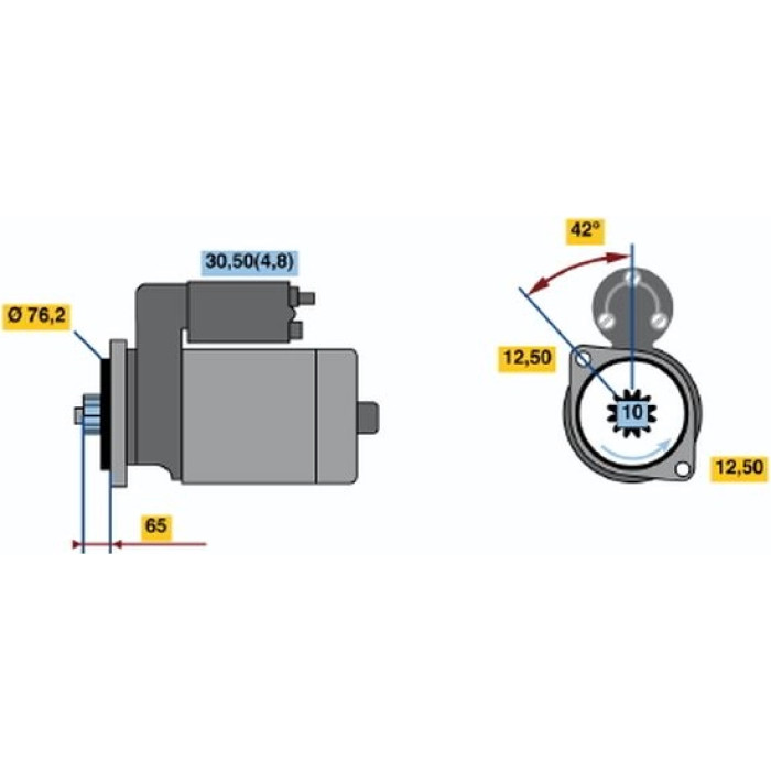Bosch Anlasser 0001123014 Bosch Anlasser 0001123014
