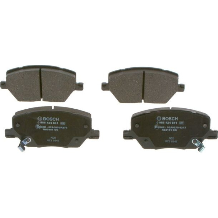 Bosch Bremsbelagsatz Scheibenbremse 0 986 424 841 Bosch Bremsbelagsatz Scheibenbremse 0 986 424 841