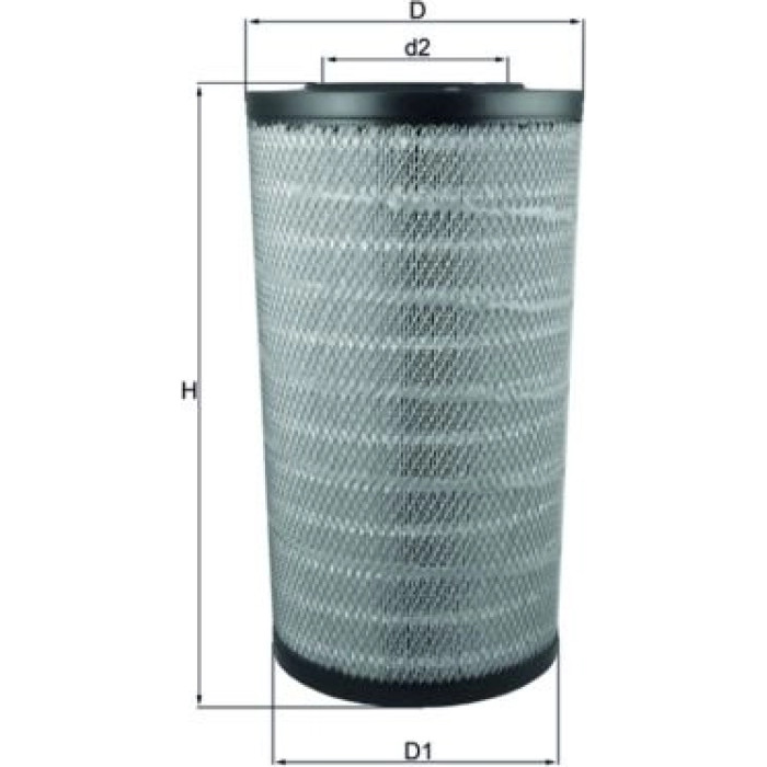 MAHLE Luftfilter LX 3753 MAHLE Luftfilter LX 3753