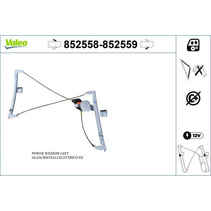 Valeo Fensterheber 852558 Valeo Fensterheber 852558
