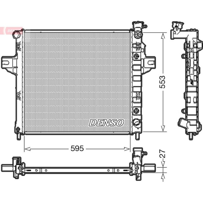 Denso Motorkühler DRM06032 Denso Motorkühler DRM06032