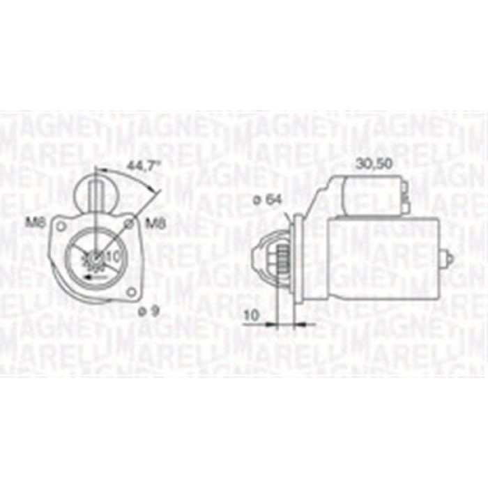 Magneti Marelli Anlasser 063720371010