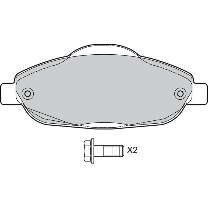 Valeo Bremsbelagsatz 598927 Valeo Bremsbelagsatz 598927