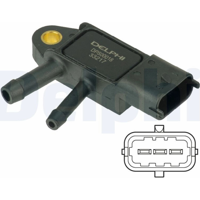 Delphi Drucksensor DPS00018 Delphi Drucksensor DPS00018
