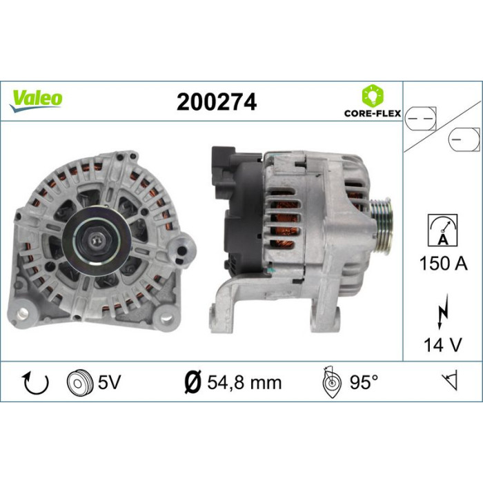 Valeo Lichtmaschine 200274 Valeo Lichtmaschine 200274