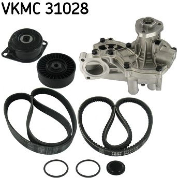 VKMC 31028 SKF Keilrippenriemensatz mit Wasserpumpe 31028 VKMC 31028 SKF Keilrippenriemensatz mit Wasserpumpe 31028