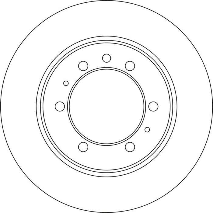 TRW Bremsscheibe Nissan Patrol 88 DF4814 TRW Bremsscheibe Nissan Patrol 88 DF4814