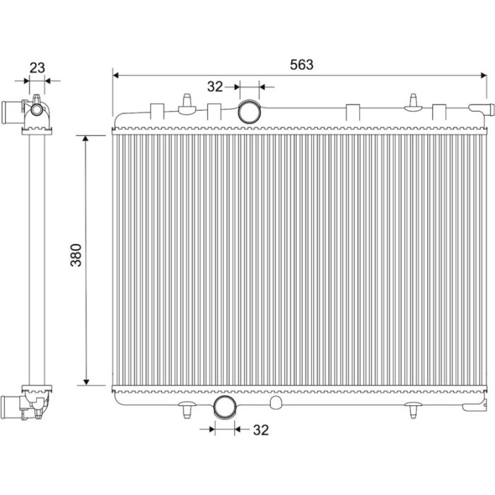 Valeo Motorkühler 735090