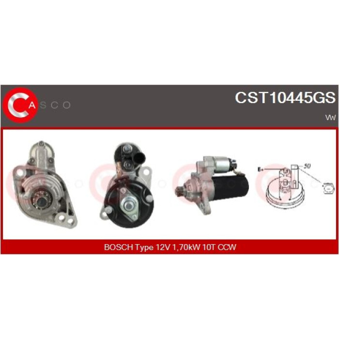 CASCO Anlasser CST10445GS CASCO Anlasser CST10445GS