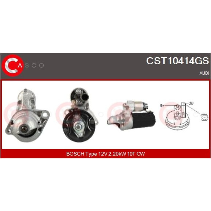 CASCO Anlasser CST10414GS