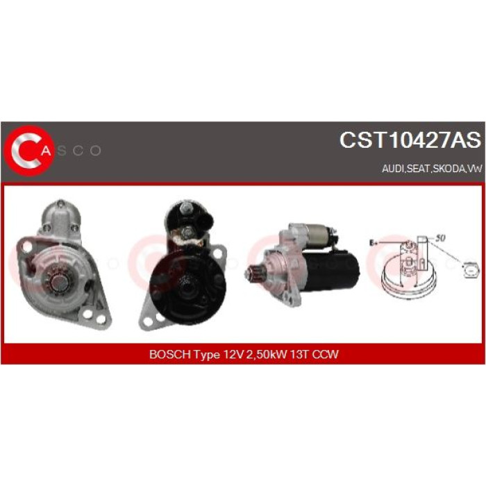 CASCO Anlasser CST10427AS