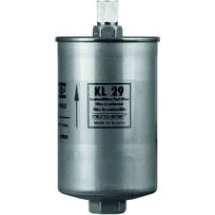 KL 29 MAHLE Kraftstofffilter KL 29, Leitungsfilter, Höhe 172,5 mm – u. a. für VW Golf II (19E, 1G1), VW Passat B2 Variant (33B), VW Jetta II (19E, 1G2, 165) – OE Nummer 811133511A - l KL 29 MAHLE Kraftstofffilter KL 29, Leitungsfilter, Höhe 172,5 mm – u. a. für VW Golf II (19E, 1G1), VW Passat B2 Variant (33B), VW Jetta II (19E, 1G2, 165) – OE Nummer 811133511A - l