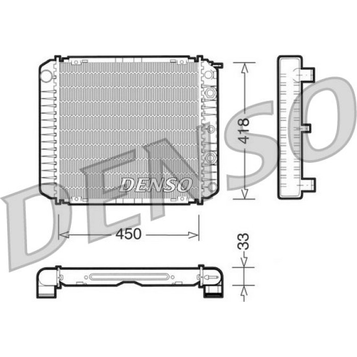 Denso Motorkühler DRM33005 Denso Motorkühler DRM33005