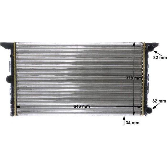 MAHLE Kühler, Motorkühlung CR 1534 000S MAHLE Kühler, Motorkühlung CR 1534 000S