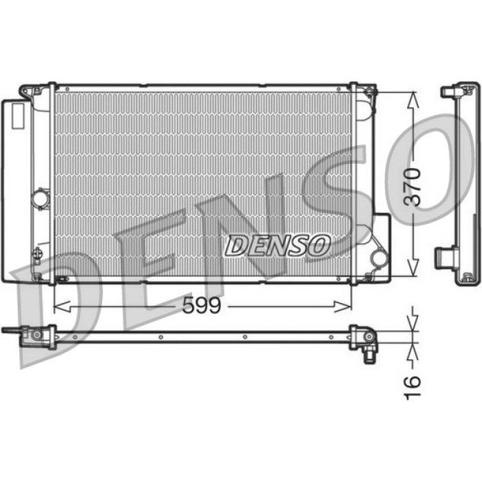Denso Motorkühler DRM50026 Denso Motorkühler DRM50026
