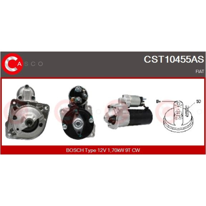 CASCO Anlasser CST10455AS CASCO Anlasser CST10455AS