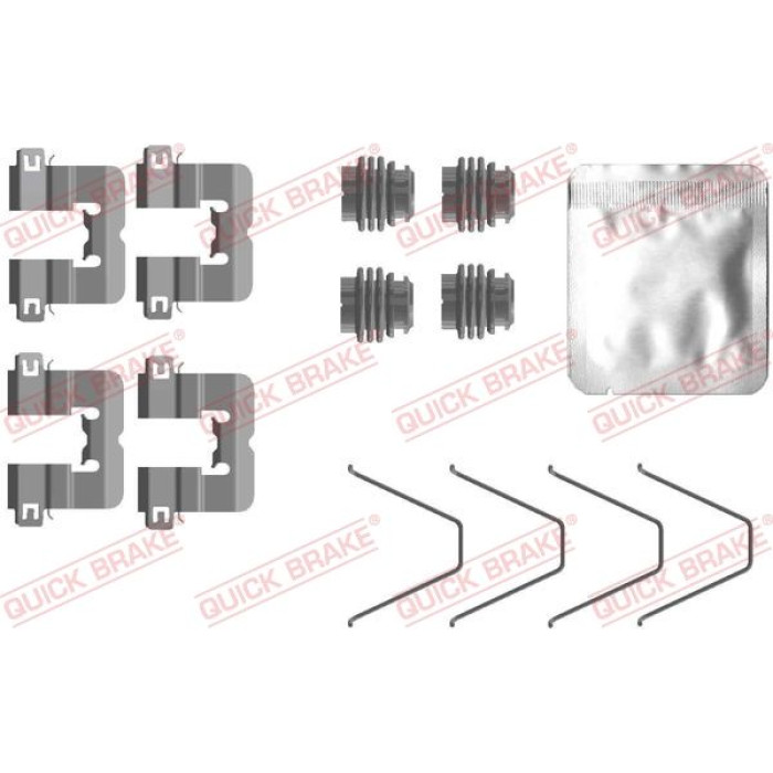 Quick Brake Zubehörsatz für Bremssattel 109-0114 Quick Brake Zubehörsatz für Bremssattel 109-0114