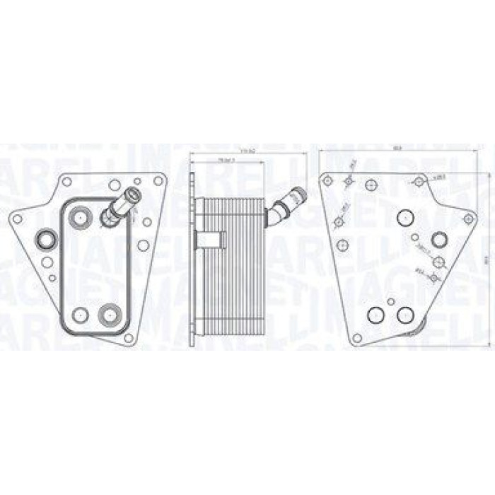 Magneti Marelli Ölkühler RO0015 - Motoröl Magneti Marelli Ölkühler RO0015 - Motoröl