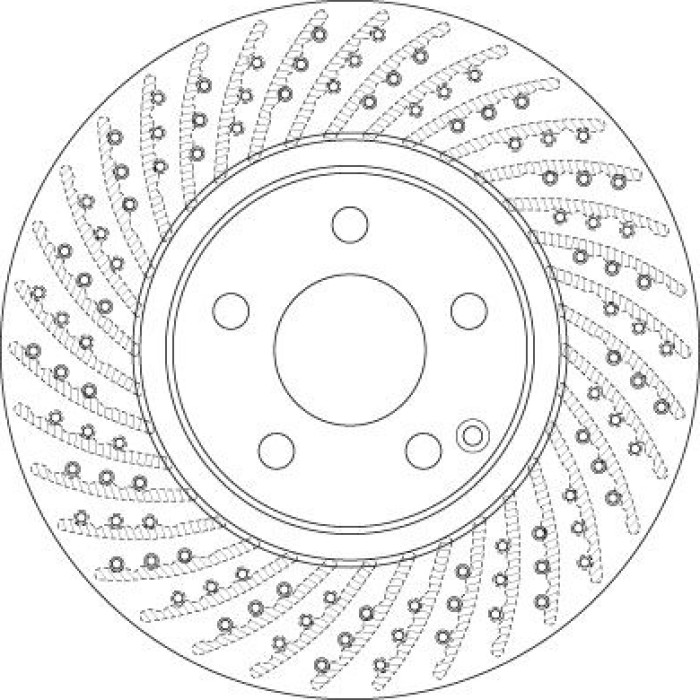 TRW Bremsscheibe Mercedes-Benz R230 03-12 DF6477 TRW Bremsscheibe Mercedes-Benz R230 03-12 DF6477